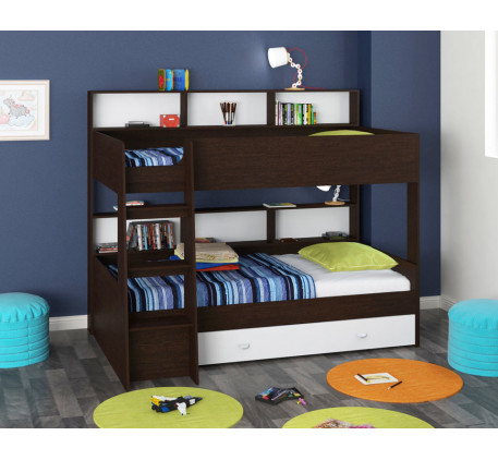 Двухъярусная кровать Golden Kids-1 для девочек, спальные места 200х90 см